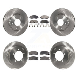 Kit de rotor de frein avant et arrière et plaquettes en céramique, pour Chrysler Sebring Mitsubishi Dodge 