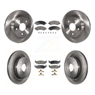 Dodge Ram 1500 Brake Kit | Front & Rear Rotors + Ceramic Pads | 2011–2018 & 2019–2021 Classic | Fits 07–09 Durango/Aspen | 5-Lug