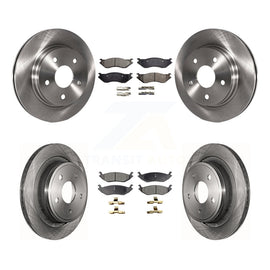 Kit de rotors de frein à disque avant et arrière et plaquettes en céramique pour Dodge Durango Ram 1500 