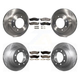 Front Rear Disc Brake Rotors And Ceramic Pads Kit For Dodge Ram 2500 1500 3500