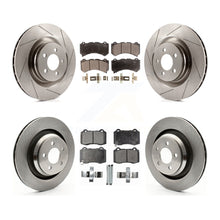 Charger l'image dans la galerie, Front Rear Disc Brake Rotors And Ceramic Pads Kit For Dodge Challenger Charger