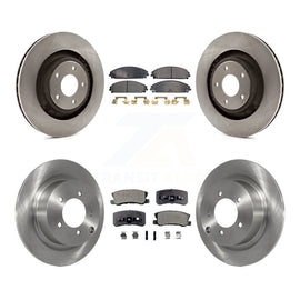 [Front+Rear] 2008-2009 Dodge Caliber SRT-4 Premium OE Brake Rotors & Ceramic Pads Kit For Max Braking