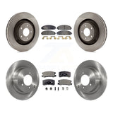 [Front+Rear] 2008-2009 Dodge Caliber SRT-4 Premium OE Brake Rotors & Ceramic Pads Kit For Max Braking