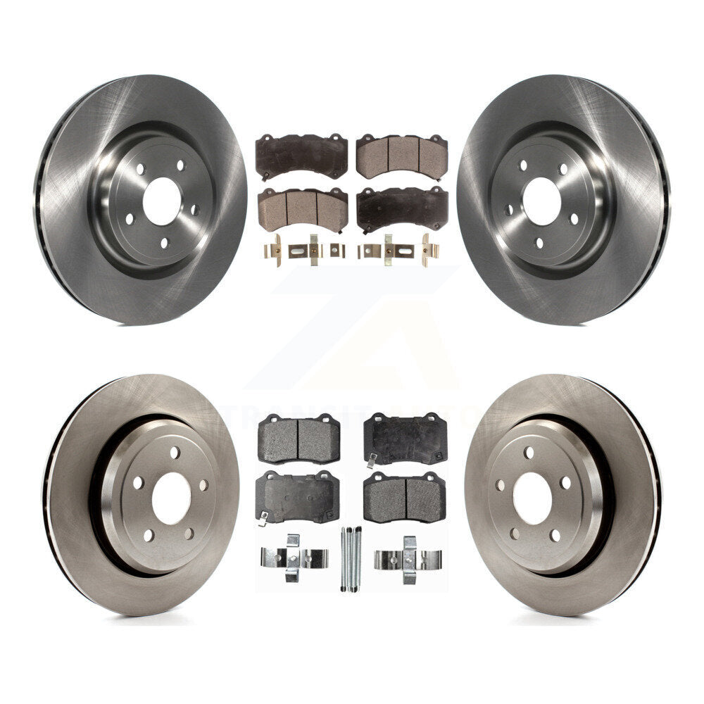 Front Rear Brake Rotor And Ceramic Pad Kit For Jeep Grand Cherokee Dodge Durango