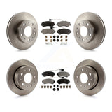 Front Rear Disc Brake Rotor And Ceramic Pad Kit For Ram ProMaster 1500 2500 3500