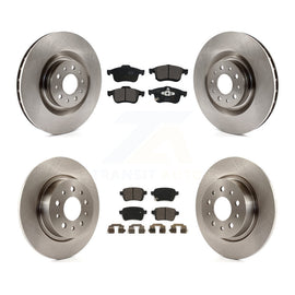 [Front+Rear] 2014-2020 Fiat 500L Premium OE Brake Rotors & Ceramic Pads Kit For Max Braking