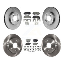 Charger l'image dans la galerie, [Front+Rear] 1997-2001 Honda Prelude Premium OE Brake Rotors &amp; Ceramic Pads Kit For Max Braking