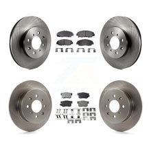 Load image into Gallery viewer, Front Rear Disc Brake Rotors And Ceramic Pads Kit For Honda Civic Acura EL