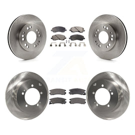 Front Rear Brake Rotor Ceramic Pad Kit For 01 Mitsubishi Eclipse 2.4L From 06