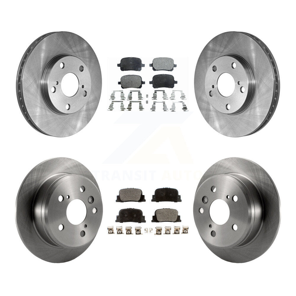Front Rear Disc Brake Rotors And Ceramic Pads Kit For Toyota Camry Lexus ES300