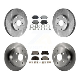 Front Rear Disc Brake Rotors And Ceramic Pads Kit For Toyota Camry Lexus ES300