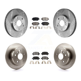 [Front+Rear] 2005-2006 Toyota Camry Base/LE Premium OE Brake Rotors & Ceramic Pads Kit For Max Braking