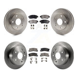 Front Rear Disc Brake Rotors And Ceramic Pads Kit For Toyota Camry