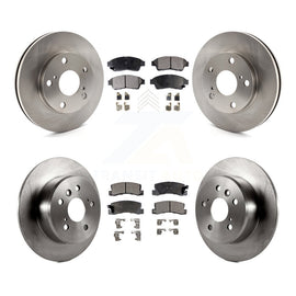 Front Rear Disc Brake Rotors And Ceramic Pads Kit For Toyota Camry