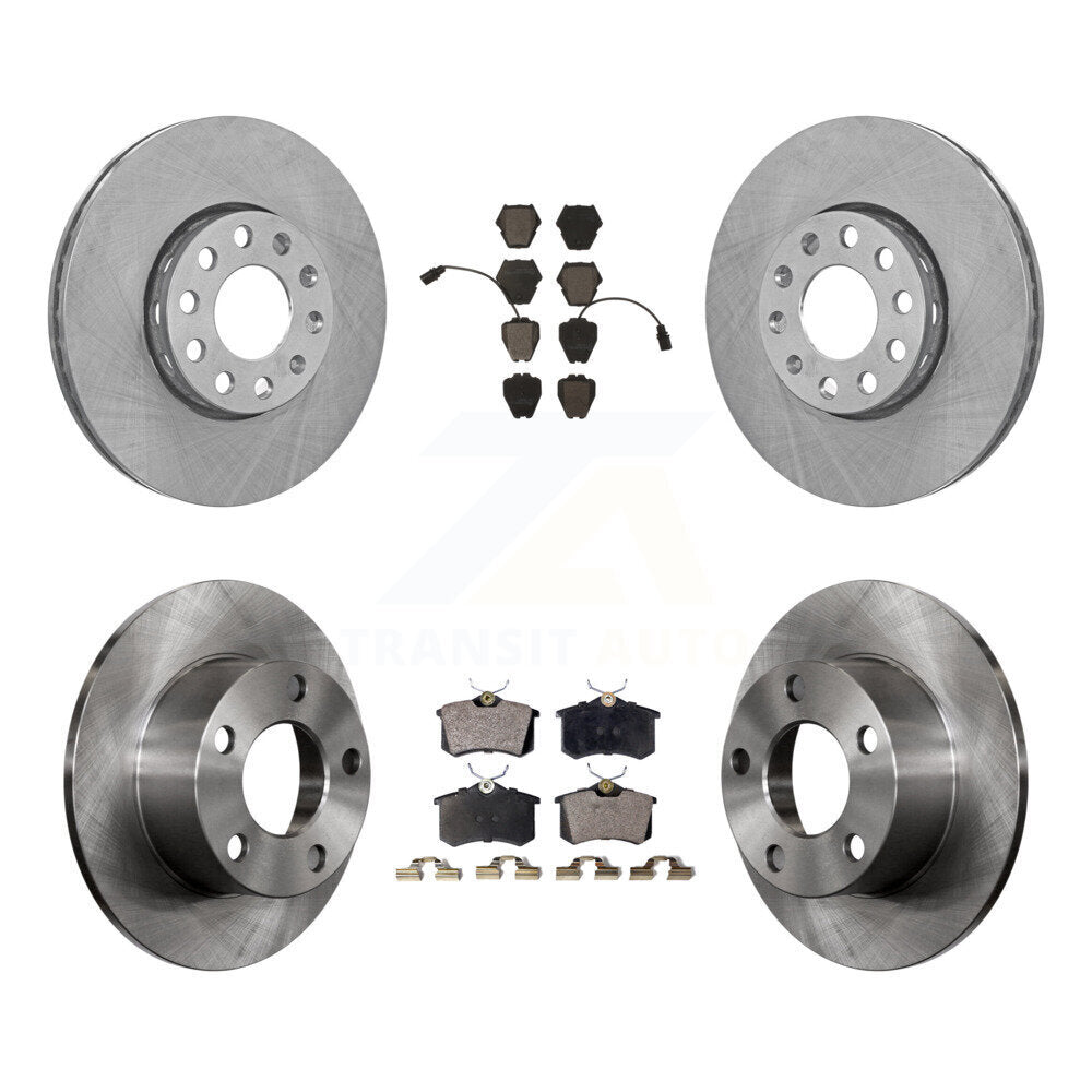 [Front+Rear] 2002 Volkswagen Passat FWD Premium OE Brake Rotors & Ceramic Pads Kit For Max Braking