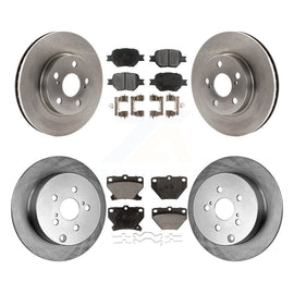 [Front+Rear] 2001 Toyota Celica GT Premium OE Brake Rotors & Ceramic Pads Kit For Max Braking