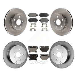 [Front+Rear] 2000 Toyota Celica GT Premium OE Brake Rotors & Ceramic Pads Kit For Max Braking