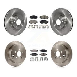 Front Rear Disc Brake Rotors And Ceramic Pads Kit For Subaru Impreza