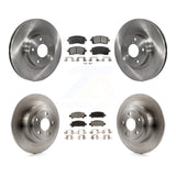 Front Rear Disc Brake Rotors And Ceramic Pads Kit For Subaru Outback Legacy