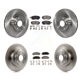 Front Rear Disc Brake Rotors And Ceramic Pads Kit For Subaru Legacy