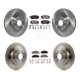 Front Rear Disc Brake Rotors And Ceramic Pads Kit For Subaru Legacy