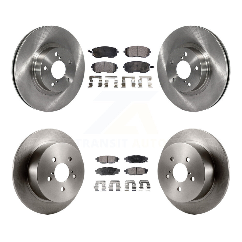 [Front+Rear] 2005 Subaru Legacy i/Limited Premium OE Brake Rotors & Ceramic Pads Kit For Max Braking