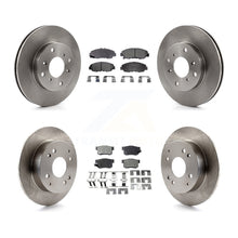 Charger l'image dans la galerie, [Front+Rear] 98-02 Honda Accord Sedan with 2.3L Premium OE Brake Rotors &amp; Ceramic Pads Kit For Max Braking