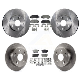 [Front+Rear] 1998-2002 Honda Accord 3.0L Premium OE Brake Rotors & Ceramic Pads Kit For Max Braking