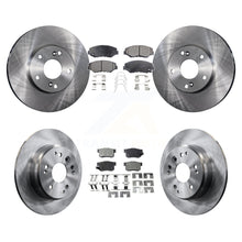 Load image into Gallery viewer, [Front+Rear] 2003-2011 Honda Element Premium OE Brake Rotors &amp; Ceramic Pads Kit For Max Braking