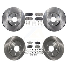 Load image into Gallery viewer, Front Rear Disc Brake Rotors And Ceramic Pads Kit For Honda Civic Acura ILX