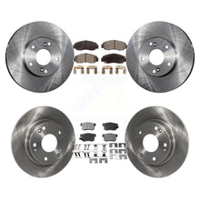 Charger l'image dans la galerie, Front Rear Disc Brake Rotors And Ceramic Pads Kit For Acura CSX