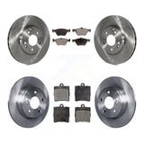 Front Rear Disc Brake Rotor Ceramic Pad Kit For Chrysler Crossfire Mercedes-Benz