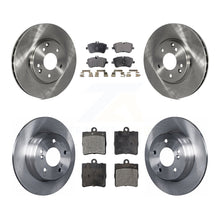 Charger l'image dans la galerie, Front Rear Disc Brake Rotors And Ceramic Pad Kit For Mercedes-Benz SLK280 SLK300