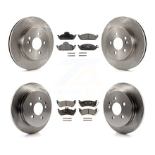Charger l'image dans la galerie, Front Rear Disc Brake Rotors Ceramic Pad Kit For Mercedes-Benz ML320 ML350 ML430