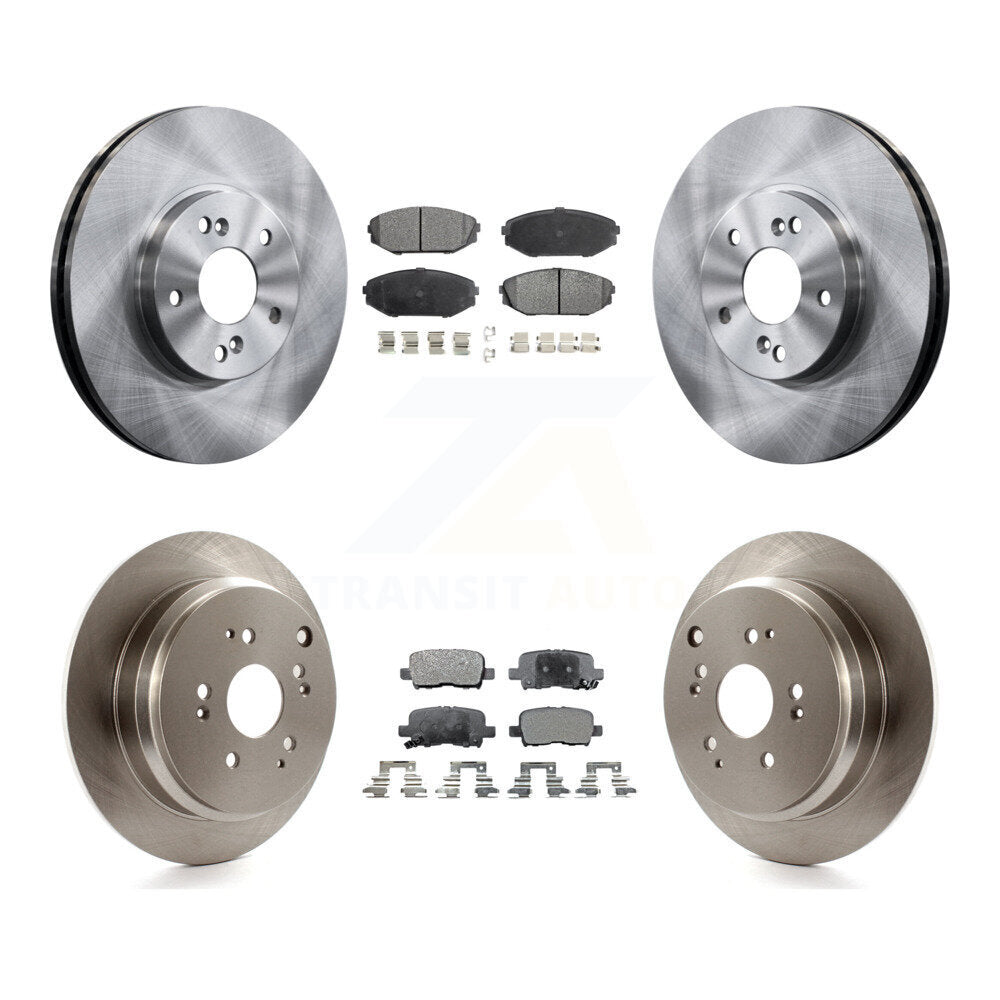 [Front+Rear] 2002-2004 Honda Odyssey Premium OE Brake Rotors & Ceramic Pads Kit For Max Braking