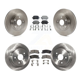 [Front+Rear] 1999-2001 Lexus RX300 AWD Premium OE Brake Rotors & Ceramic Pads Kit For Max Braking