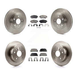 [Front+Rear] 2004-2006 Lexus ES330 Premium OE Brake Rotors & Ceramic Pads Kit For Max Braking