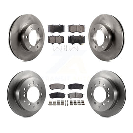 Front Rear Disc Brake Rotors And Ceramic Pads Kit For Toyota Sequoia