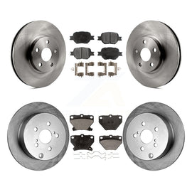 Front Rear Disc Brake Rotors And Ceramic Pads Kit For Toyota Celica