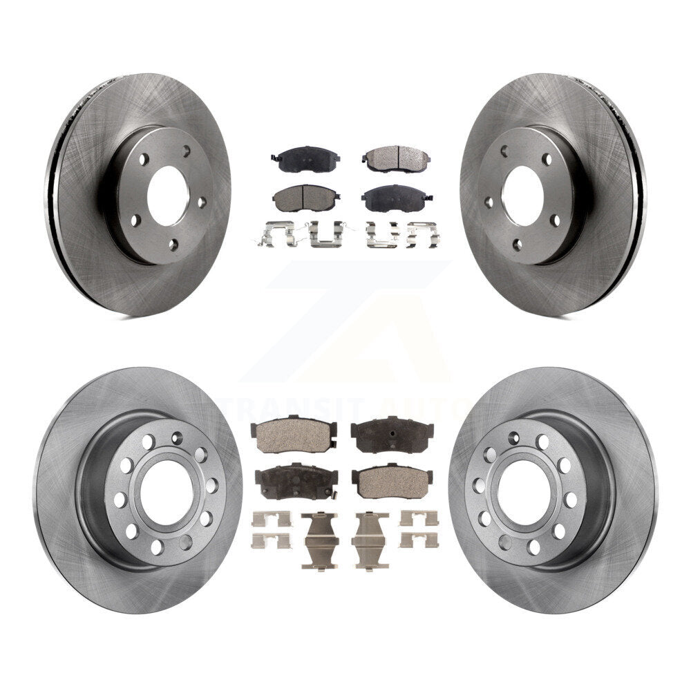 Front Rear Brake Rotor & Ceramic Pad Kit For Nissan Maxima Infiniti I30 INFINITI