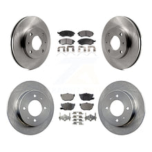 Load image into Gallery viewer, Front Rear Disc Brake Rotors And Ceramic Pads Kit For Hyundai Elantra Tiburon