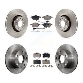Front Rear Brake Rotor And Ceramic Pad Kit For Audi A6 With 312mm Diameter