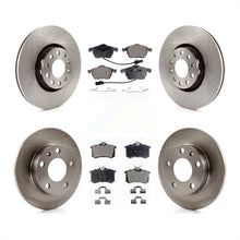 Load image into Gallery viewer, Front Rear Disc Brake Rotors And Ceramic Pads Kit For 2002 Audi S4
