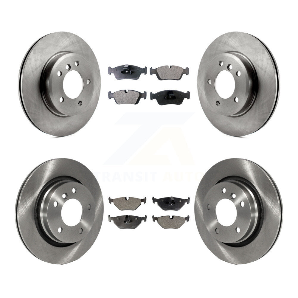 Front Rear Brake Rotors Ceramic Pad Kit For BMW 325i 325Ci 323i 328i 323Ci 328Ci