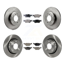 Charger l&#39;image dans la galerie, Front Rear Brake Rotors Ceramic Pad Kit For BMW 325i 325Ci 323i 328i 323Ci 328Ci