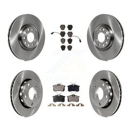 [Front+Rear] 2000-2001 Audi S4 Premium OE Brake Rotors & Ceramic Pads Kit For Max Braking