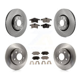 [Front+Rear] 2008-2009 Saturn Astra Premium OE Brake Rotors & Ceramic Pads Kit For Max Braking