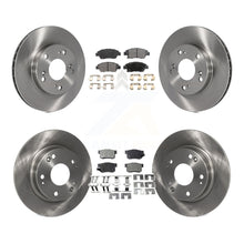Load image into Gallery viewer, Front Rear Disc Brake Rotors And Ceramic Pads Kit For Honda Civic