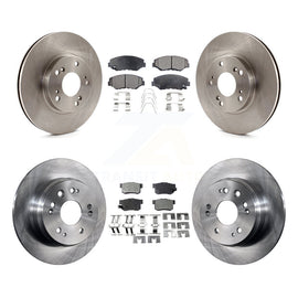 [Front+Rear] 2002-2004 Honda CR-V Premium OE Brake Rotors & Ceramic Pads Kit For Max Braking