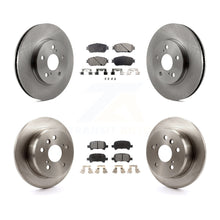 Charger l'image dans la galerie, Front Rear Disc Brake Rotors And Ceramic Pads Kit For Toyota Camry Avalon Solara